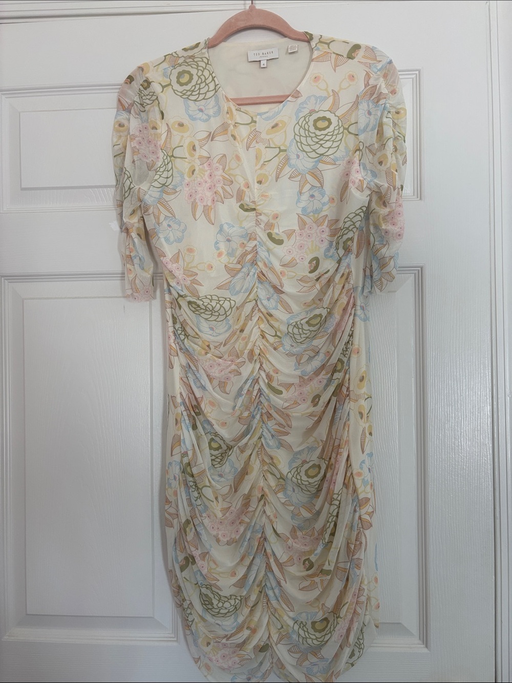 Ted Baker Ainys Rushed Floral Dress